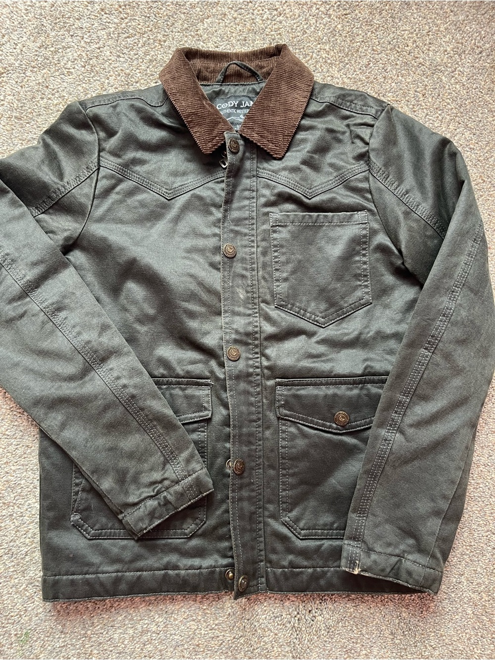 NWOT Cody James Faux Oil Skin Boys Coat (S/7/8)